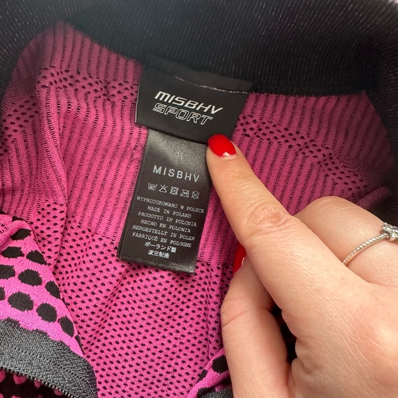 MISBHV Black and Pink Sport Top - Picture 3 of 3